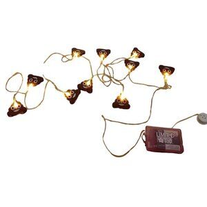 Y2K 2000s Limited Too‎ Poop Emoji String Lights Teens Pre-Teens Gag Gift Funny